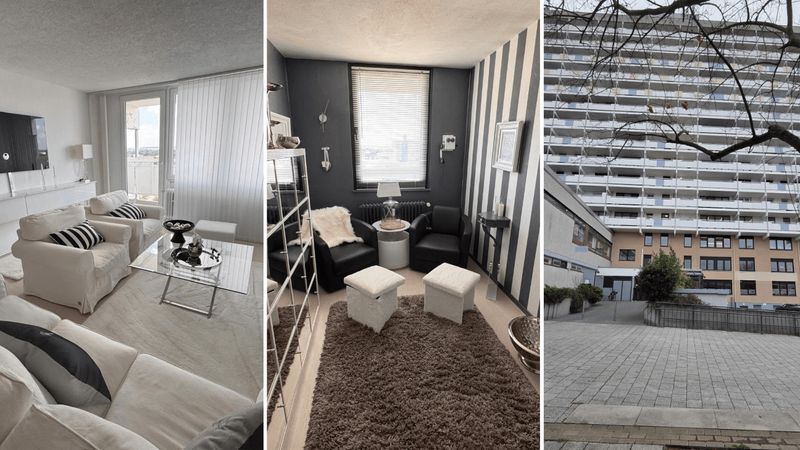 Wunderschön möblierte 3-Zi.-Whng mit Balkon zur Miete! SZ-Lebenstedt